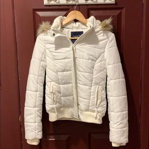 America Eagle winter coat fur lined hood